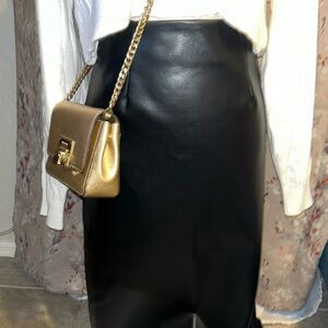 NWT Vegan Leather Skirt